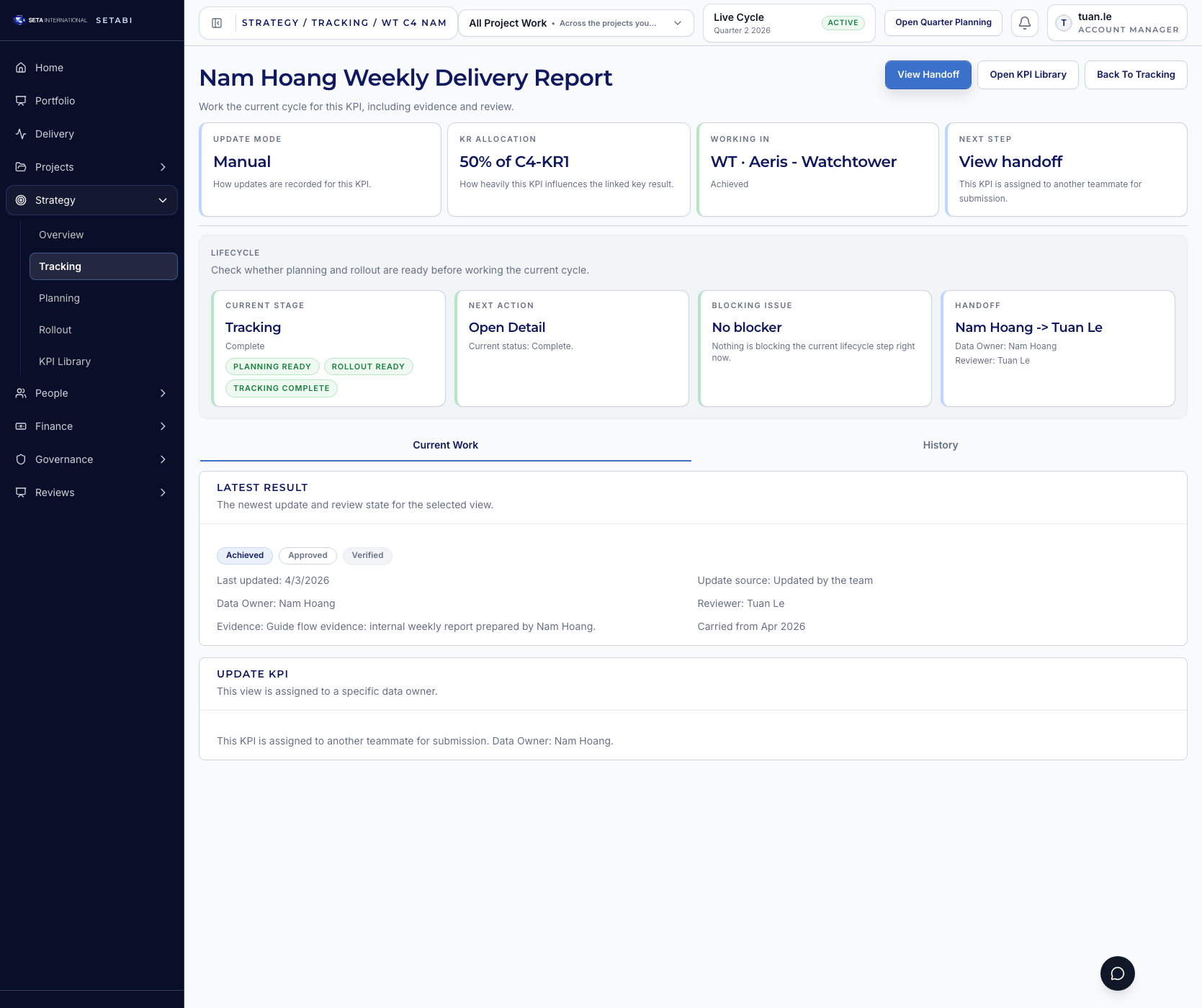 Approve the Nam submission